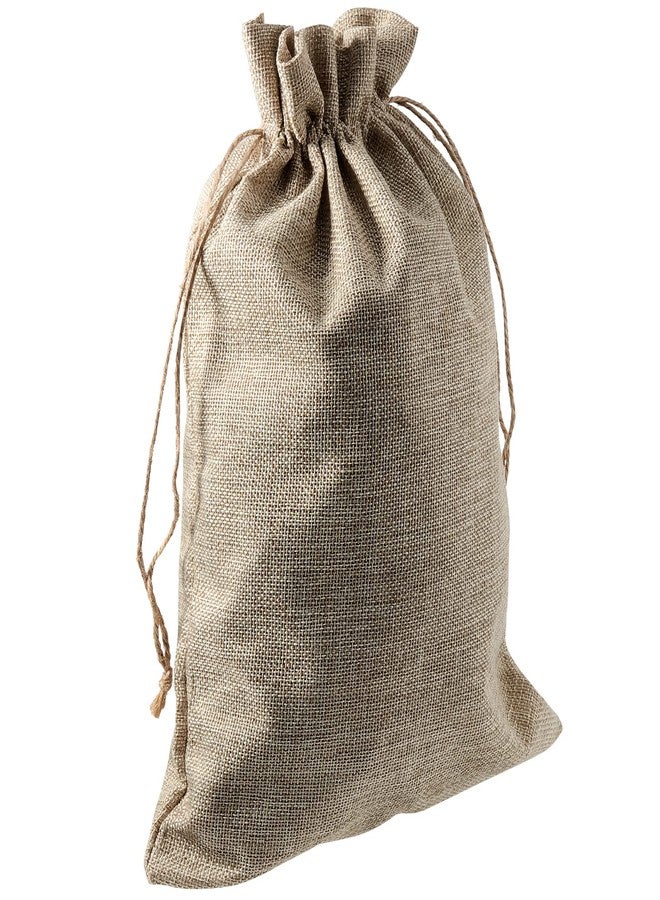 MOUYAT 30 PCS 10 x 14 Inch Burlap Bags with Drawstring, Burlap Favor Sack Wrap Bags Bulk Reusable Linen Rustic Craft Gift Bag Treat Pouches for Wedding, Party, Household Storage - Image 5